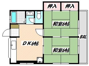 ニューハイム福田の物件間取画像